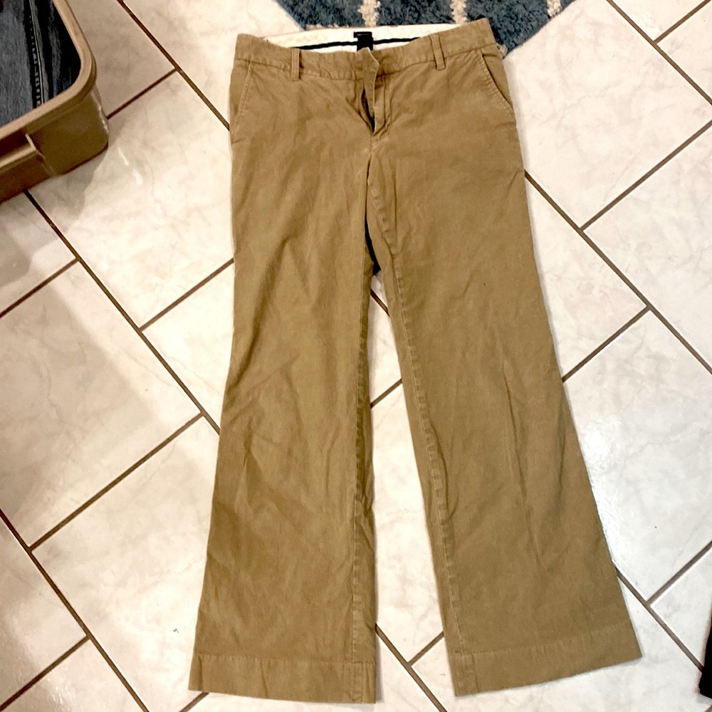Womens 8R Bootcut Khaki Corduroy Pants